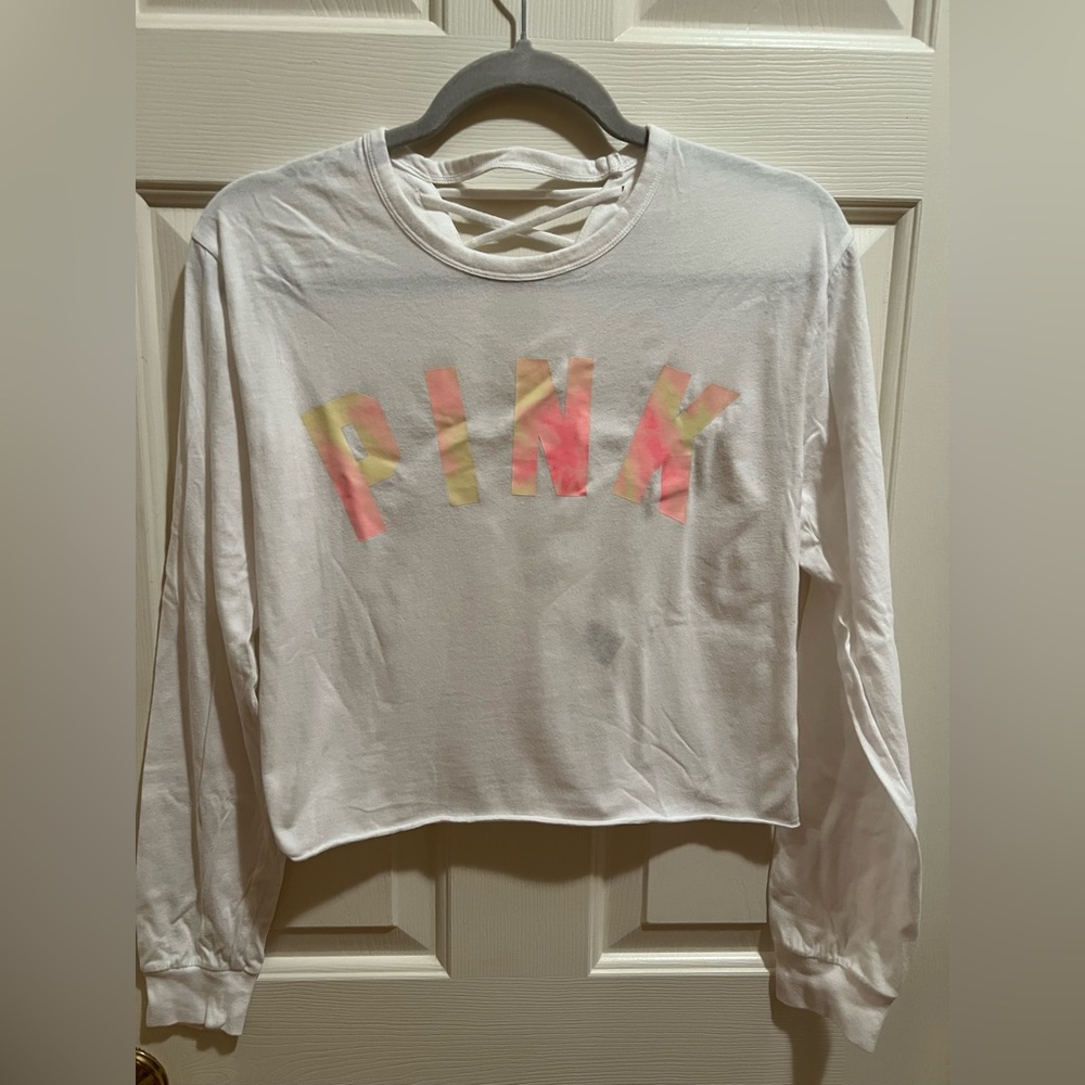 Victoria’s Secret PINK cropped long-sleeve